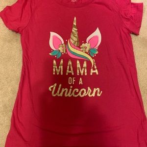 Unicorn mom shirt